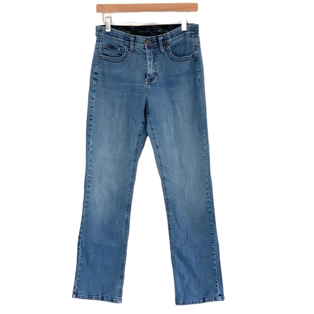 Lee | Comfort waistband high-rise jeans stretch stretch straight leg den…
